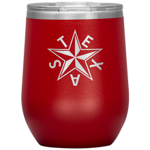 Load image into Gallery viewer, Texas "Tea" Insulated Wine Tumbler (Beveled Star)