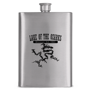 Lake of the Ozarks - Flask, 8 oz.