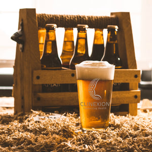 Clinexion 16 oz. Pint Glass
