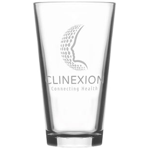 Clinexion 16 oz. Pint Glass