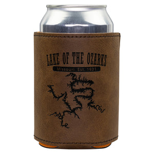Lake of the Ozarks - Leatherette koozie