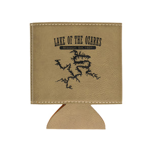 Lake of the Ozarks - Leatherette koozie