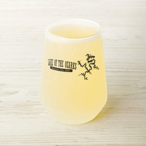 Lake of the Ozarks - frosted stemless wine glass