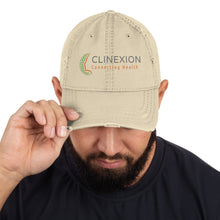 Load image into Gallery viewer, Clinexion Distressed Dad Hat
