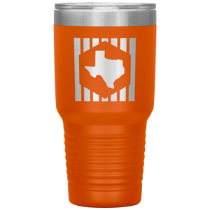 TEXhex 30oz. Etched Insulated Tumbler