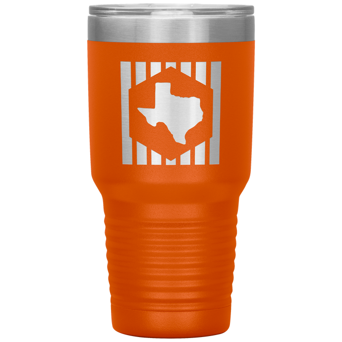 TEXhex 30oz. Etched Insulated Tumbler