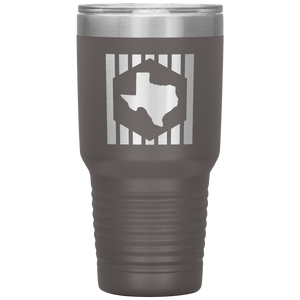 TEXhex 30oz. Etched Insulated Tumbler