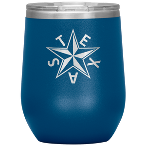 Texas "Tea" Insulated Wine Tumbler (Beveled Star)