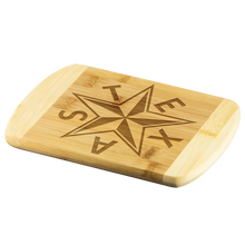 Load image into Gallery viewer, de Zavala Beveled Star - Bamboo Cutting Board
