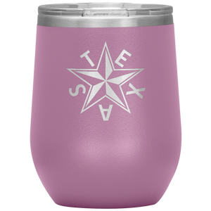 Texas "Tea" Insulated Wine Tumbler (Beveled Star)