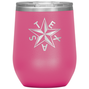 Texas "Tea" Insulated Wine Tumbler (Beveled Star)