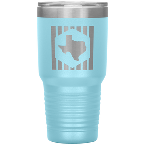 TEXhex 30oz. Etched Insulated Tumbler