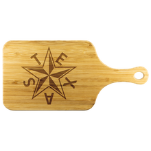 Load image into Gallery viewer, de Zavala Beveled Star - Wood Cutting Board With Handle
