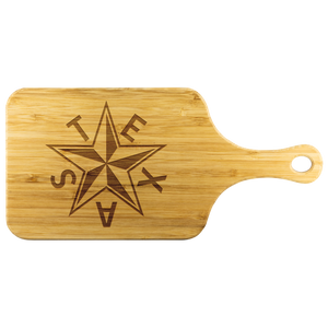 de Zavala Beveled Star - Wood Cutting Board With Handle