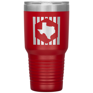 TEXhex 30oz. Etched Insulated Tumbler