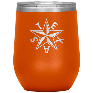 Texas "Tea" Insulated Wine Tumbler (Beveled Star)