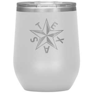 Texas "Tea" Insulated Wine Tumbler (Beveled Star)