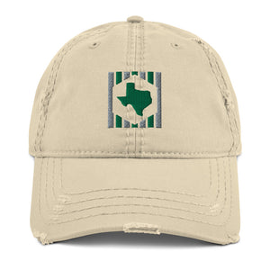 TEXhex Green Distressed Hat