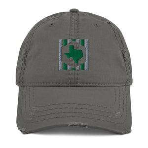 TEXhex Green Distressed Hat