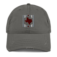 Load image into Gallery viewer, TEXhex Maroon Distressed Hat
