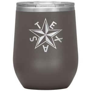 Texas "Tea" Insulated Wine Tumbler (Beveled Star)