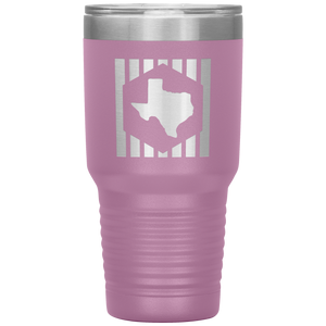 TEXhex 30oz. Etched Insulated Tumbler