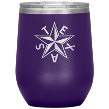 Load image into Gallery viewer, Texas &quot;Tea&quot; Insulated Wine Tumbler (Beveled Star)
