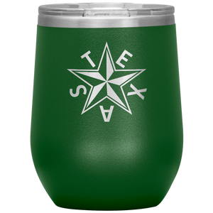 Texas "Tea" Insulated Wine Tumbler (Beveled Star)